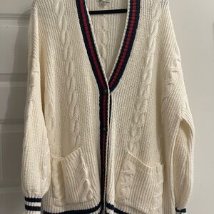 American Eagle Cable Knit Cardigan